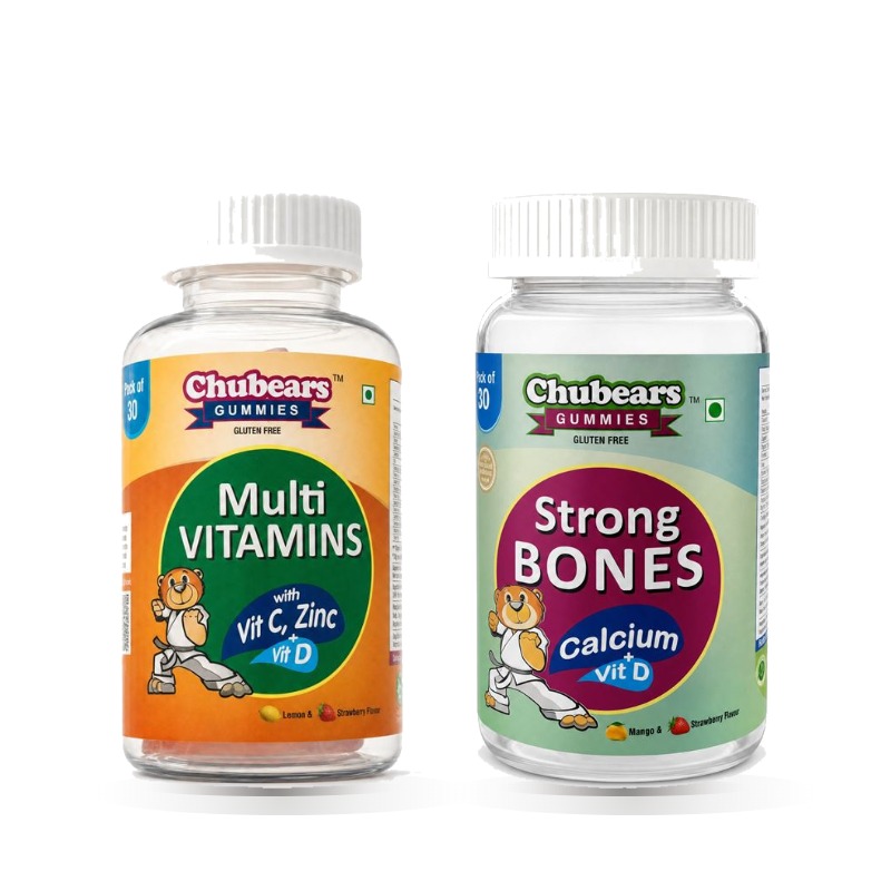 Chubears Multivitamin and Calcium Duo Pack (2 bottles)