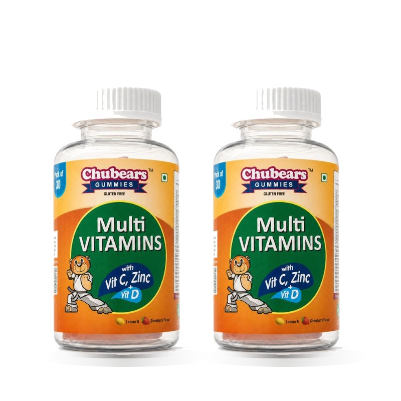 Chubears Multivitamin gummies, pack of 2 bottles